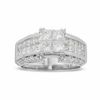 Thumbnail Image 1 of 2-3/4 CT. T.W. Princess-Cut Composite Diamond Ring in 14K White Gold