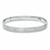 Thumbnail Image 1 of Titanium Open Link Bangle with Diamond Accent Center