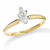 Thumbnail Image 0 of 3/8 CT. Marquise Diamond Solitaire Engagement Ring in 14K Gold