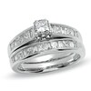 Thumbnail Image 0 of 1-1/2 CT. T.W. Princess-Cut Diamond Bridal Set in 14K White Gold