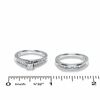 Thumbnail Image 2 of 1 CT. T.W. Princess-Cut Diamond Bridal Set in 14K White Gold