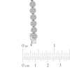 Thumbnail Image 2 of 5 CT. T.W. Multi-Diamond Graduated Flower Bracelet in 14K White Gold