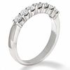 Thumbnail Image 1 of 1/2 CT. T.W. Certified Colorless  Diamond Seven Stone Band in 18K White Gold