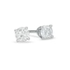 Thumbnail Image 0 of 3/8 CT. T.W. Diamond Solitaire Stud Earrings in 14K White Gold (J/I3)