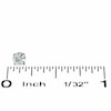 Thumbnail Image 1 of 3/8 CT. T.W. Diamond Solitaire Stud Earrings in 14K White Gold (J/I3)