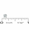 Thumbnail Image 2 of 3/8 CT. T.W. Diamond Solitaire Stud Earrings in 14K White Gold (J/I3)