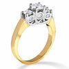 Thumbnail Image 1 of 1-1/5 CT. T.W. Diamond Three Stone Ring in 14K Gold