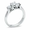 Thumbnail Image 1 of 1 CT. T.W. Diamond Three Stone Ring in 14K White Gold