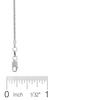 Thumbnail Image 2 of Ladies' Sparkle Twist Chain Necklace in 14K White Gold - 18"