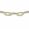 Thumbnail Image 0 of Diamond-Cut Twist Necklace in 14K Two-Tone Gold - 17"