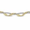 Thumbnail Image 1 of Diamond-Cut Twist Necklace in 14K Two-Tone Gold - 17"