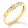 Thumbnail Image 0 of 1/4 CT. T.W. Channel Contour Diamond Band in 14K Gold