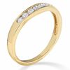 Thumbnail Image 1 of 1/4 CT. T.W. Channel Contour Diamond Band in 14K Gold