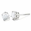 Thumbnail Image 1 of 1 CT. T.W. Diamond Solitaire Earrings in 14K White Gold