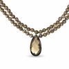 Thumbnail Image 1 of Smoky Quartz Bead Necklace in 14K Gold  - 18"