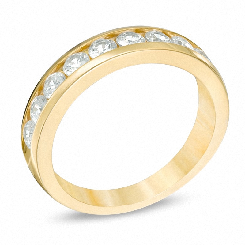 1 CT. T.W. Diamond Channel Band in 14K Gold