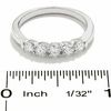 Thumbnail Image 3 of 3/4 CT. T.W. Diamond Five Stone Band in Platinum