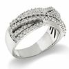 Thumbnail Image 0 of 1 CT. T.W. Diamond Crossover Band in 14K White Gold