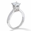 Thumbnail Image 1 of 3/4 CT. Princess-Cut Diamond Solitaire Crown Ring in 14K White Gold