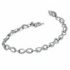 Thumbnail Image 2 of 1/2 CT. T.W. Diamond Fashion Bracelet in 10K White Gold