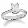 Thumbnail Image 1 of 1-1/4 CT. Radiant-Cut Diamond Solitaire Engagement Ring in 14K White Gold