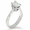 Thumbnail Image 2 of 1-1/4 CT. Radiant-Cut Diamond Solitaire Engagement Ring in 14K White Gold