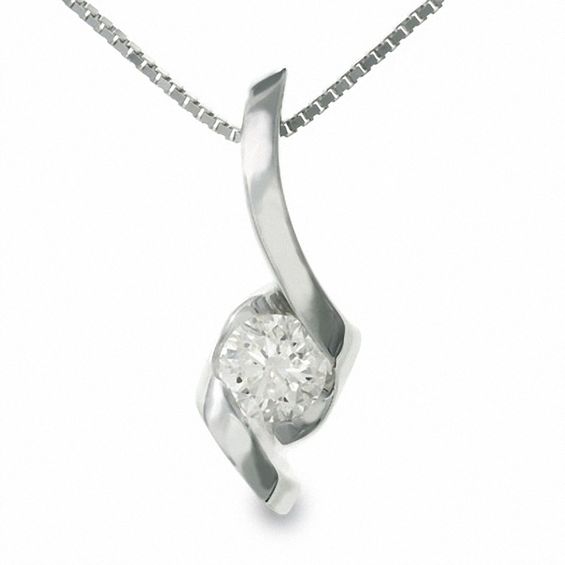 Sirena 1 3 Ct Diamond Pendant In 14k White Gold - Sirena White Gold Diamond Pendant Sirena 1 3 Ct Diamond Pendant In 14k White Gold - Sirena White Gold Diamond Pendant