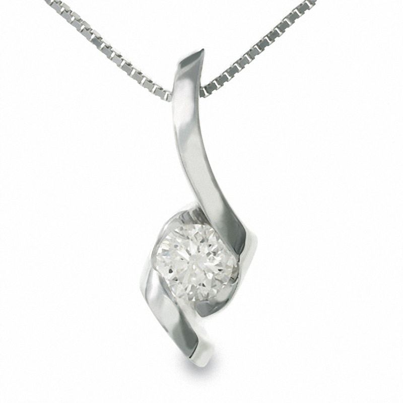 Main Image 1 of Sirena™ 1/3 CT. Diamond Pendant in 14K White Gold