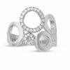 Thumbnail Image 1 of 1/4 CT. T.W. Diamond Multi Circle Ring in 14K White Gold