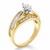 Thumbnail Image 2 of 1 CT. T.W. Marquise Diamond Engagement Ring in 14K Gold