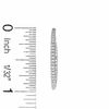 Thumbnail Image 3 of 1/2 CT. T.W. Diamond Front and Back Earrings in 14K White Gold