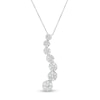 Thumbnail Image 0 of 1 CT. T.W. Journey Multi-Diamond Flower Pendant in 14K White Gold