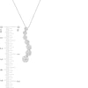 Thumbnail Image 2 of 1 CT. T.W. Journey Multi-Diamond Flower Pendant in 14K White Gold