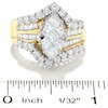 Thumbnail Image 2 of 3 CT. T.W. Multi Diamond Bypass Ring in 14K Gold