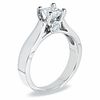 Thumbnail Image 1 of 1 CT. T.W. Bezel Set Princess-Cut Diamond Solitaire Engagement Ring in 14K White Gold