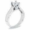 Thumbnail Image 2 of 1 CT. T.W. Bezel Set Princess-Cut Diamond Solitaire Engagement Ring in 14K White Gold