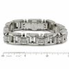 Thumbnail Image 3 of Black & Blue Jewelry Co. Men's 13mm Stainless Steel Bracelet - 9.0"