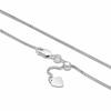 Thumbnail Image 1 of Ladies' 0.8mm Adjustable Box Chain Necklace in 14K White Gold - 20"