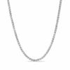 Thumbnail Image 1 of Ladies' 0.85mm Adjustable Wheat Chain Necklace in 14K White Gold - 22"