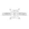 Thumbnail Image 4 of 1-1/2 CT. Certified Princess-Cut Diamond Solitaire Engagement Ring in 14K White Gold (J/I1)