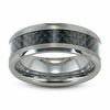 Thumbnail Image 0 of Men's 8.0mm Wedding Band in Tungsten and Carbon Fiber - Size 10