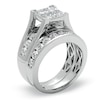 Thumbnail Image 1 of 3 CT. T.W. Quad Princess-Cut Diamond Bridal Set in 14K White Gold