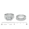 Thumbnail Image 3 of 3 CT. T.W. Quad Princess-Cut Diamond Bridal Set in 14K White Gold