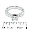 1 CT. T.W. Princess-Cut Diamond Ribbon Ring in 14K White Gold