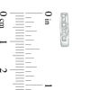 Thumbnail Image 2 of 1/10 CT. T.W. Diamond Huggie Hoop Earrings in 10K White Gold