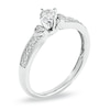 Thumbnail Image 1 of 1/5 CT. T.W. Diamond Promise Ring in 10K White Gold