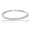 Thumbnail Image 3 of 3/4 CT. T.W. Diamond Tennis Bracelet in Sterling Silver