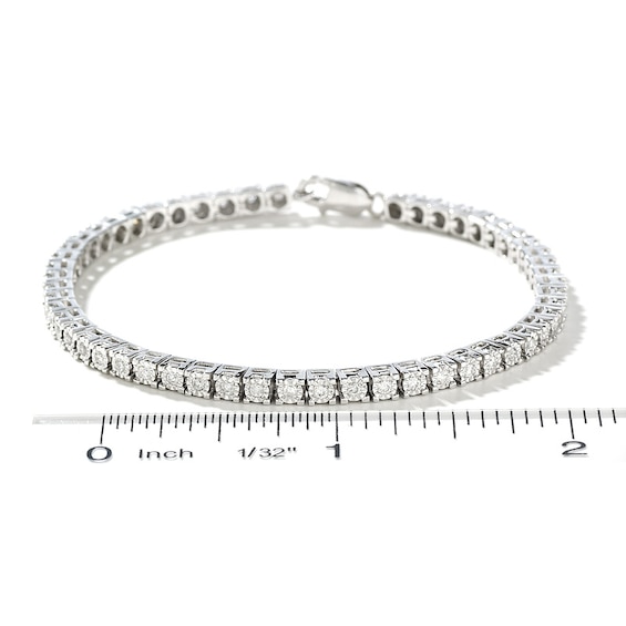 1 CT. T.W. Diamond Tennis Bracelet in Sterling Silver Zales Outlet