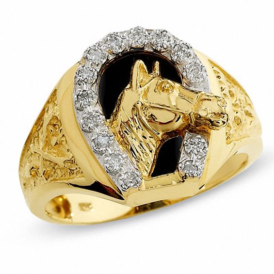 horseshoe promise ring
