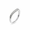 Thumbnail Image 2 of Milgrain Diamond Solitaire Enhancer in 14K White Gold with Diamond Accents